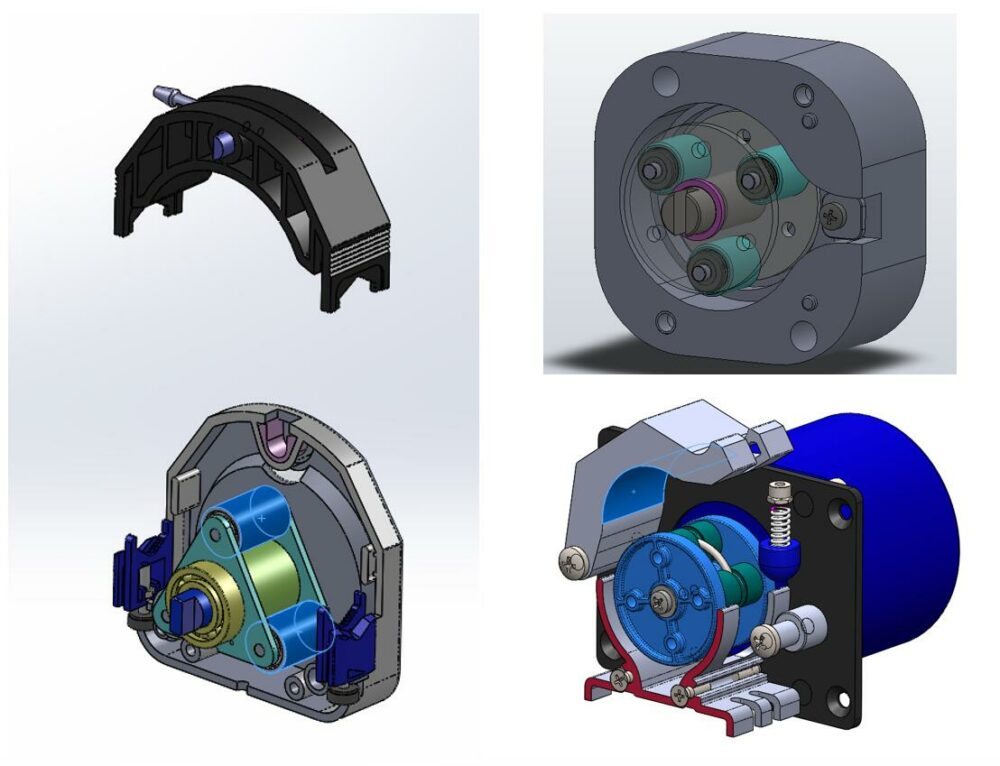 How to calculate the flow rate of LeadFluid peristaltic pump Lead Fluid